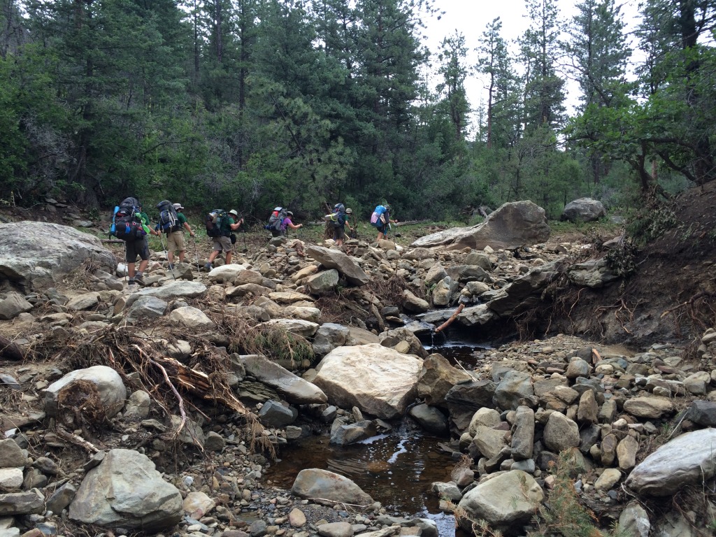 2015-07-06-Philmont-5star-009-Sebastian-Will-Ron-Becky-Dax-Rhys-in-drainage-ditch.jpg