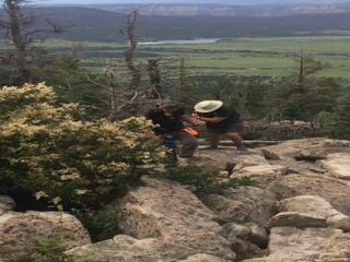 2015-07-03-Philmont-5star-031-Rhys-hiking-up-Tooth-of-Time-Ron.png