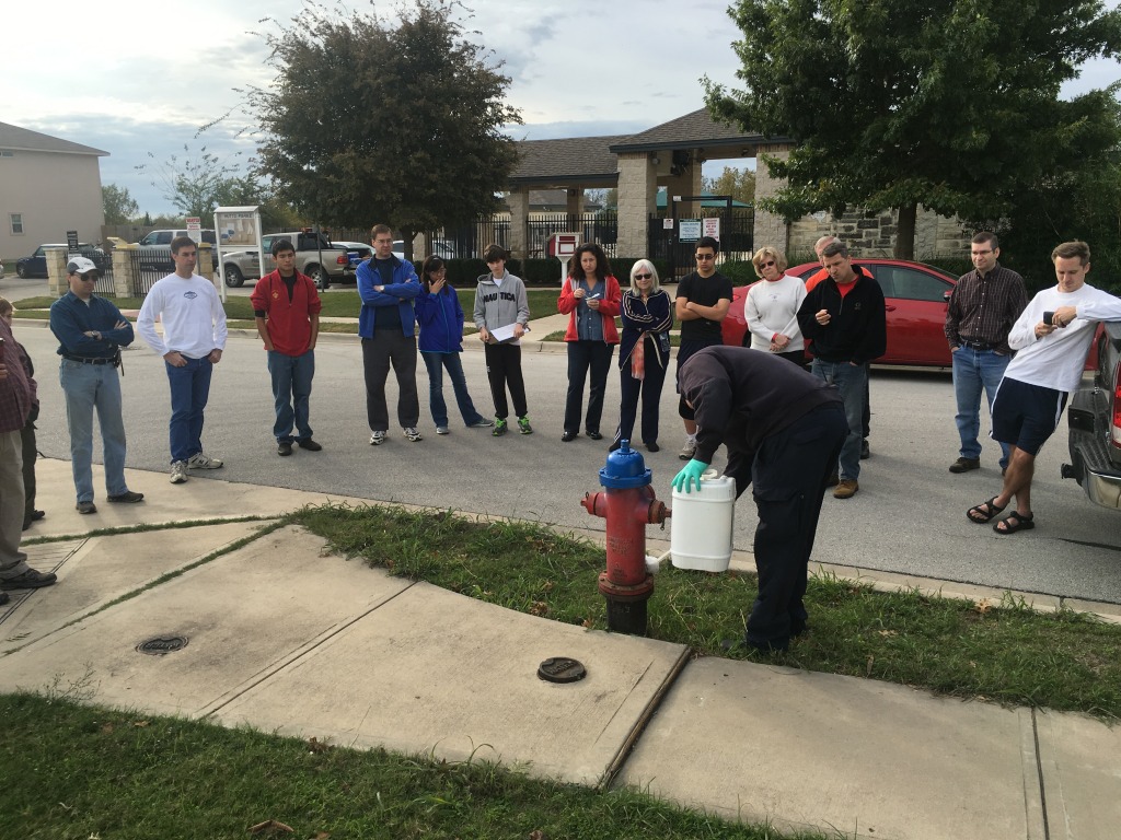 2015-11-14-Dax-Eagle-Project-paint-fire-hydrants-storm-drains-14-ChrisAusten-Scot-Brondel-Stan-Steve-Katie-Dax-Suzi-Susana-Sebastian-Janeen-Jim-Troy-MikeHoneycutt-Josh-MrGlanville.JPG