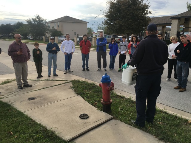 2015-11-14-Dax-Eagle-Project-paint-fire-hydrants-storm-drains-13-Scot-Brondel-Stan-Steve-Katie-Dax-Suzi-Susana-Sebastian-Janeen-Jim-Troy-MikeHoneycutt-Troy-MrGlanville.JPG