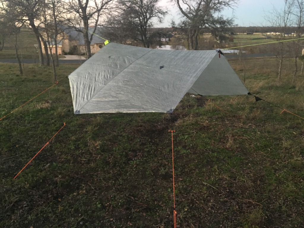 2015/12(December)/Camping-Pedernales/1024x768_2015-12-16-Zpack-tarp-1st-setup-wrong-direction-1.JPG
