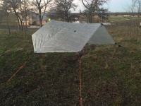 2015/12(December)/Camping-Pedernales/2015-12-16-Zpack-tarp-1st-setup-wrong-direction-1.JPG