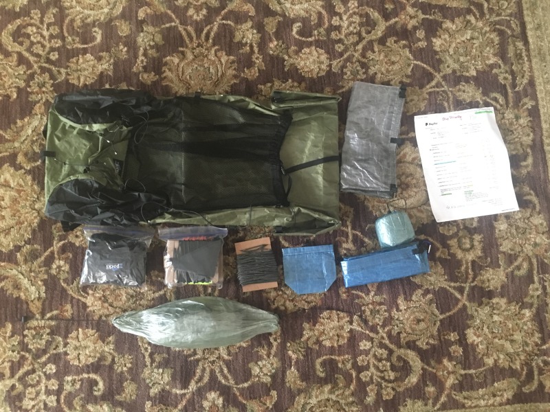 2015-12-10-Zpacks-gear-5-pack-fly-cords-bear-bag-clothes-bag-lobster-mittens-tarpPole-hat-packCover.JPG