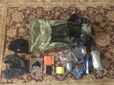 2015-12-10-Zpacks-gear-6-pack-fly-cords-bear-bag-clothes-bag-lobster-mittens-tarpPole-hat-packCover.JPG