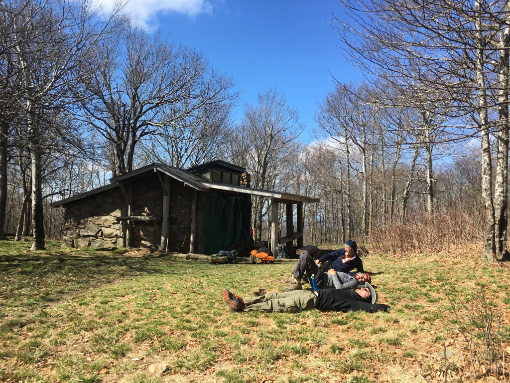 2016/03(March)/2016-03-Appalachian-Trail-BEST/1024x768_2016-04-02-Appalachian-Trail-059-Bevo-SecretAgent-Chaos-relaxing-at-GSMNP.JPG