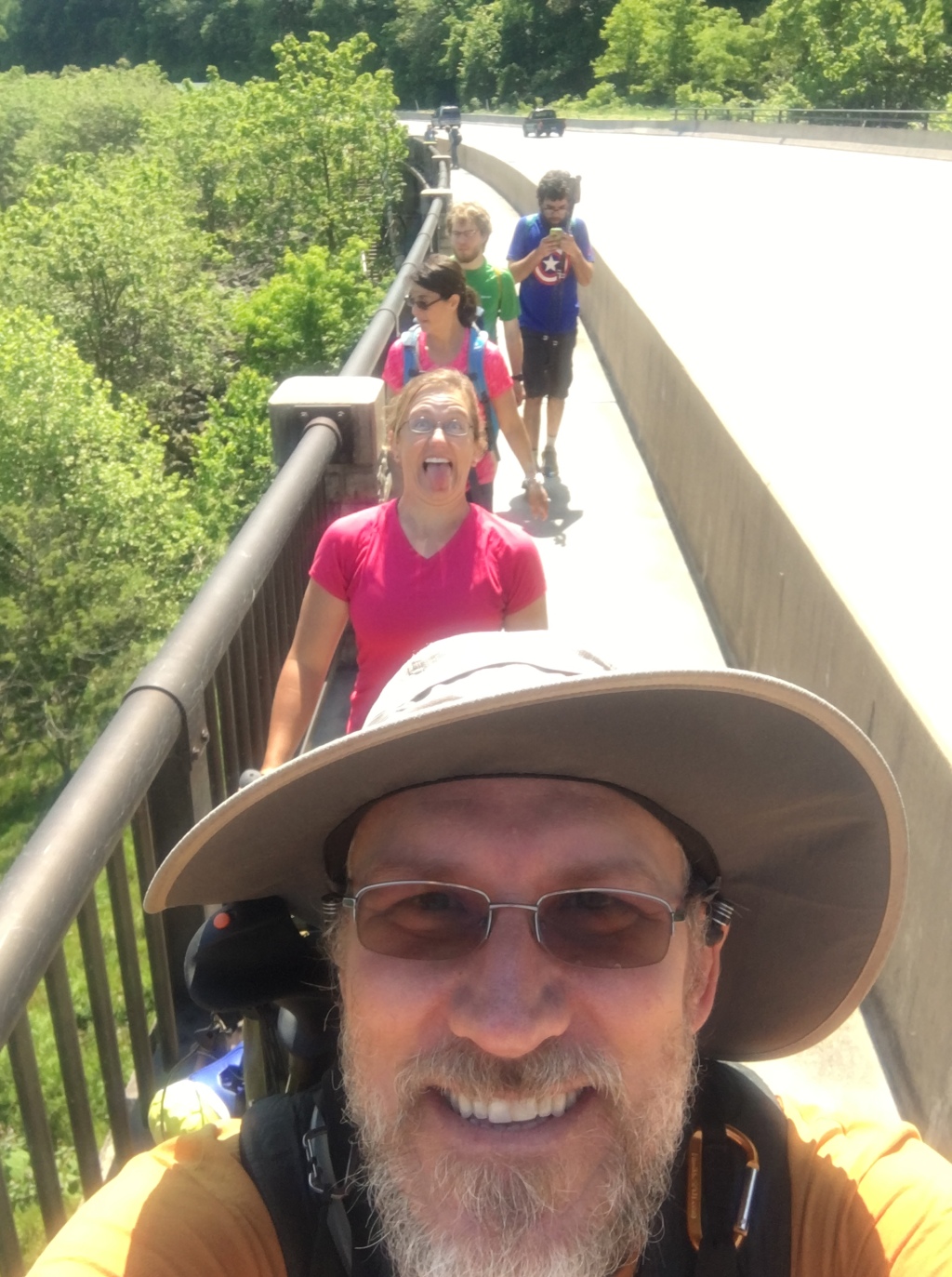 2016/03(March)/2016-03-Appalachian-Trail-BEST/1024x768_2016-05-24-Appalachian-Trail-244-Bevo-Stitch-Terry-Garfield-SecretAgent-Harpers-Ferry-bridge.JPG
