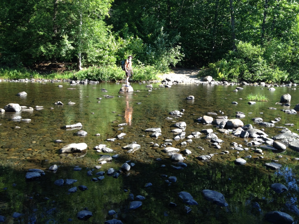 2016-08-08-Appalachian-Trail-612-Bevo-fixing-creek-with-rocks-to-ford.JPG