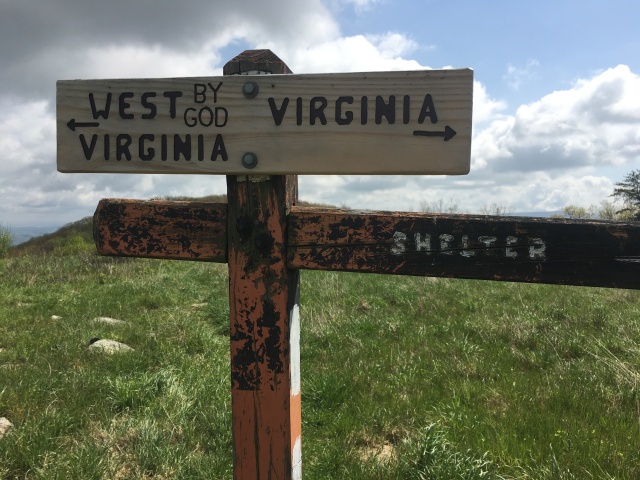 2016-05-02-Appalachian-Trail-171-Virginia-West-byGod-Virginia-sign.JPG