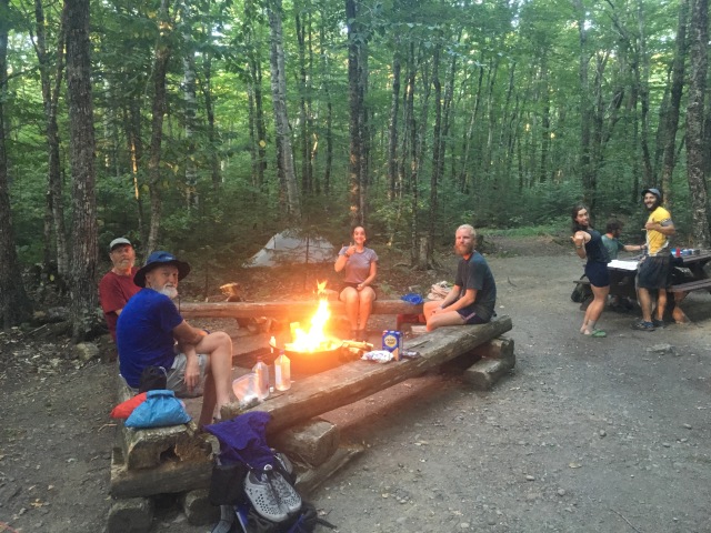 2016-08-11-Appalachian-Trail-637-JustGreg-GrandDaddyLongLegs-Golly-TopKnot-Shiver-Flicker-at-Birches-LeanTo.JPG