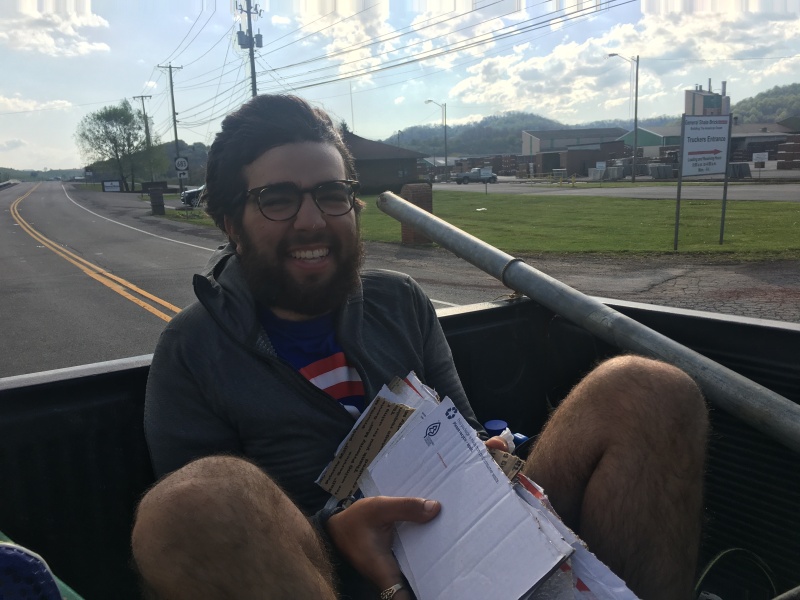 2016-04-26-Appalachian-Trail-151-SecretAgent-hitch-in-pickup.JPG