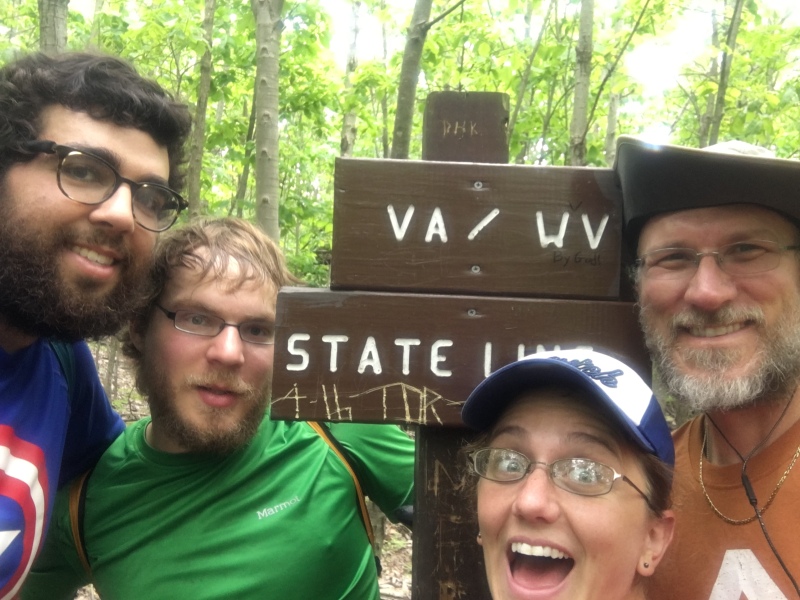 2016/03(March)/2016-03-Appalachian-Trail-BEST/800x600_2016-05-23-Appalachian-Trail-238-SecretAgent-Garfield-Stitch-Bevo-VA-WV-border.JPG