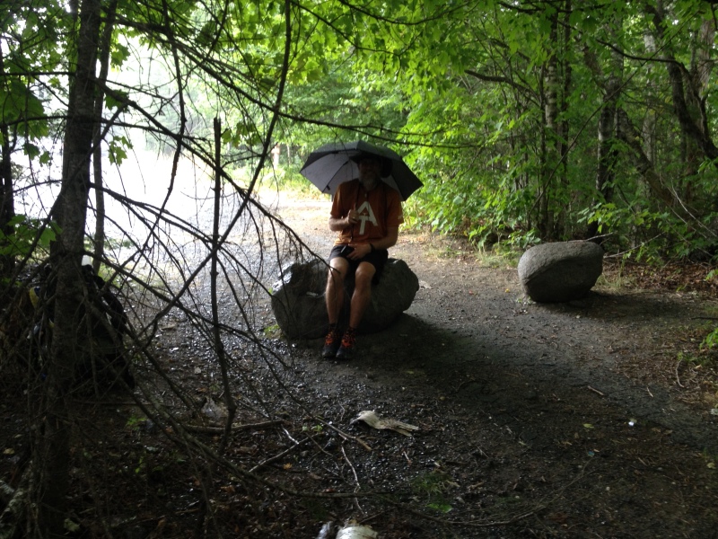 2016-08-04-Appalachian-Trail-587-Bevo-waiting-in-the-rain-for-ride-at-Monson-ME.JPG
