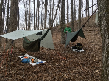 2016-03-20-Appalachian-Trail-Springer-08-Hammocks-Chaos.JPG