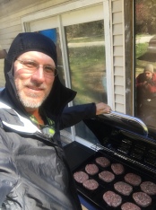 2016-04-09-Appalachian-Trail-096-Bevo-grilling-burgers-at-Hikers-Paradise-Hostel-near-Allen-Gap.JPG