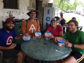 2016-05-29-Appalachian-Trail-273-SecretAgent-Bevo-Stitch-Garfield-before-half-gallon-challenge.JPG