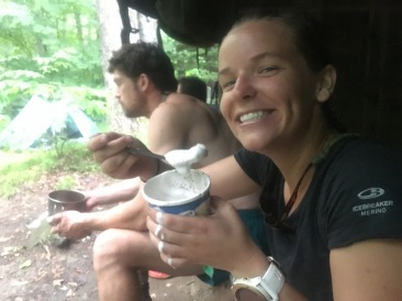 2016-07-07-Appalachian-Trail-449-Monster-Cive-eating-3mile-old-ice-cream-at-Winturi-Shelter.JPG