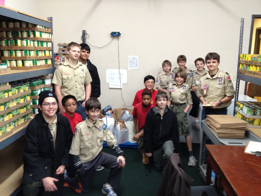 2013-01-26-Troop214-Pflugerville-Food-Pantry-3-Nathan-Tyler-Kylan-Jack-Josh-Dax-Case-Andrew-Chance-MattR.JPG