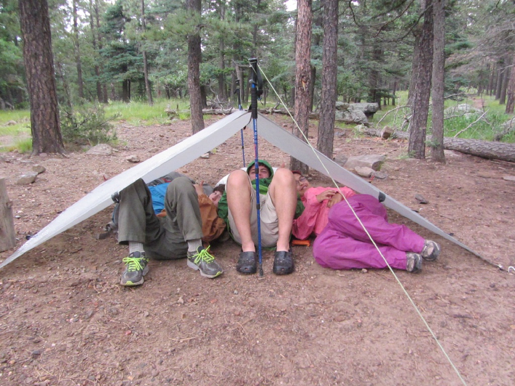 2015-07-02-Philmont-5star-023-Uracca-Dax-Will-Rhys-under-rain-fly.jpg