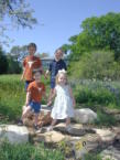 2004-04-01-wildflower-center-04-Chance-Dax-Vale-Kyla.JPG