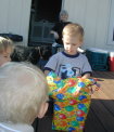 2001-10-07-Chance-Bday-25-Grammy-presents.JPG