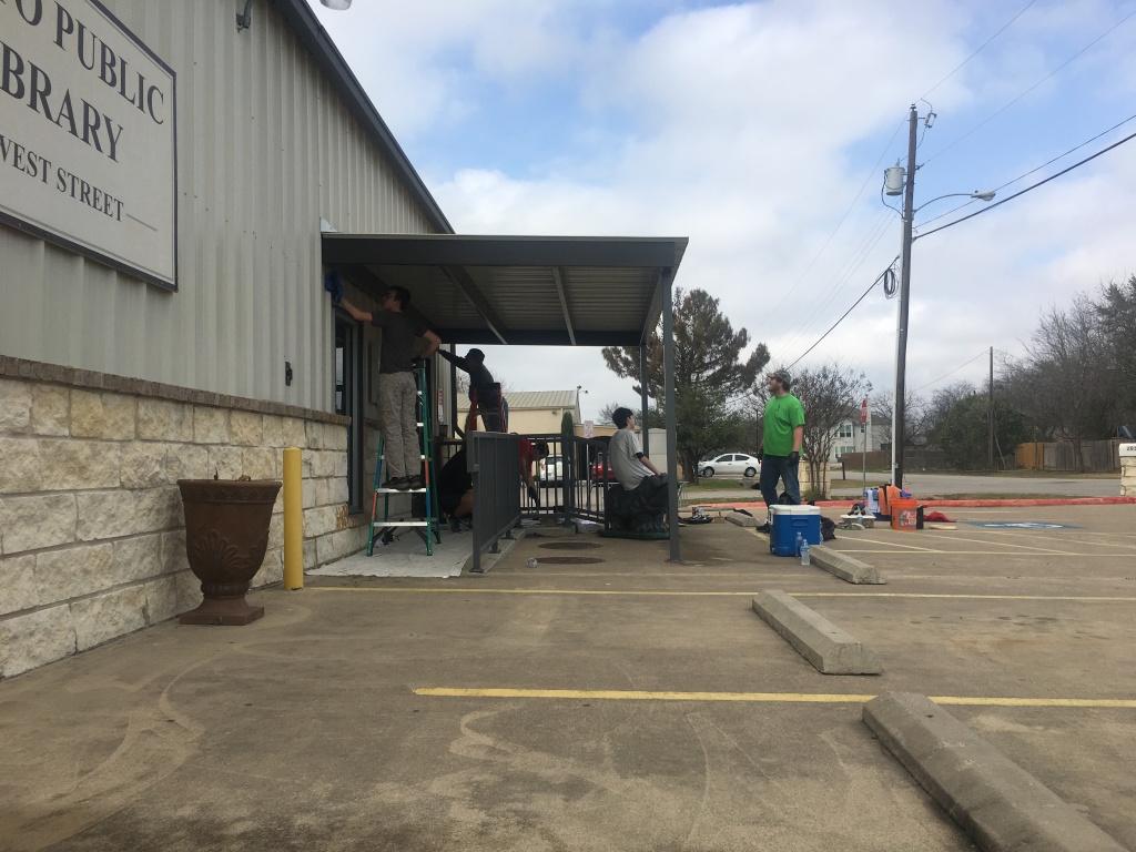 2017/02(February)/Carson-Monroe-Eagle-Project/2017-02-05-Carson-Monroe-Eagle-Project-Painting-Hutto-Library.JPG