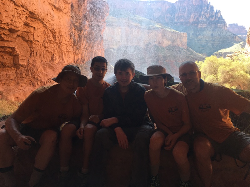 2017/03(March)/Grand-Canyon-Best/800x600_2017-03-16-Grand-Canyon-Day4-04-Pat-Sebastian-Ben-Dax-Travis-behind-Ribbon-Falls.JPG