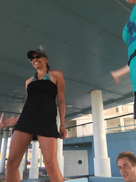 2017-07-02-Port-Aransas-04-Kavita-Suzi-dancing-on-table.JPG