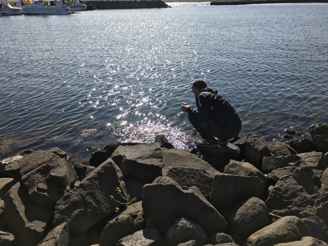 2017/08(August)/Iceland/4Star/640x480_2017-08-29-Iceland-110-HolmavIk-Travis-touching-the-ocean.JPG