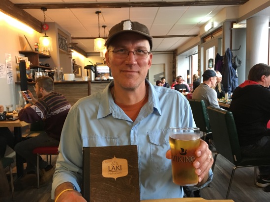 2017-08-27-Iceland-61-Grundarfjorour-or-Griffindor-Travis-at-Laki-with-Viking-Beer.JPG