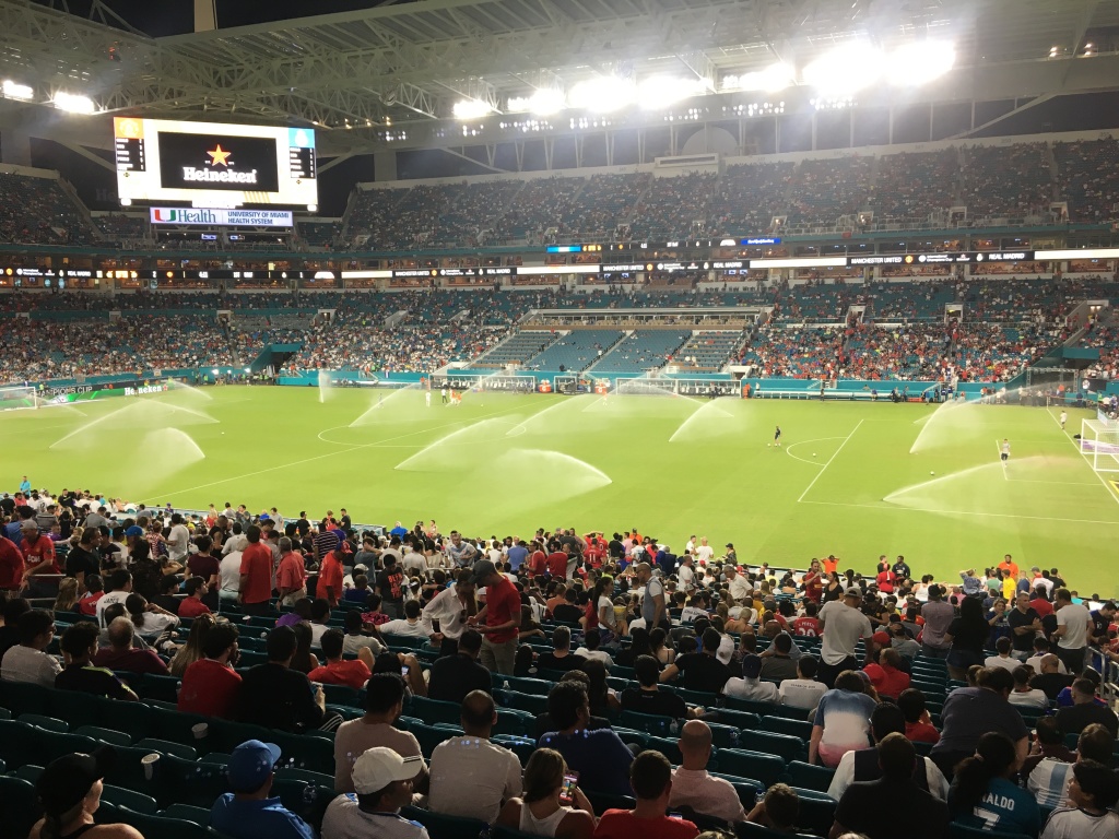 2018/07(July)/VA-Miami-soccer/1024x768_2018-07-31-VA-Miami-9-Soccer-ManchesterUnited-vs-Real-Madrid-sprinklers-mid-game.JPG