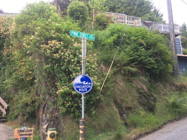 2019-07-07-50th-anniversary-cruise-Ketchican-06-Tsunami-evacuation-route.JPG