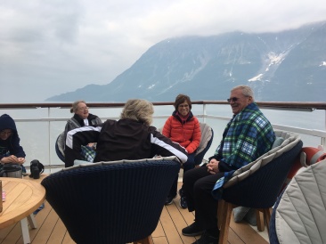 2019-07-11-50th-anniversary-cruise-Hubbard-Glacier-01-Rhonda-Janeen-Pat-Jim.JPG