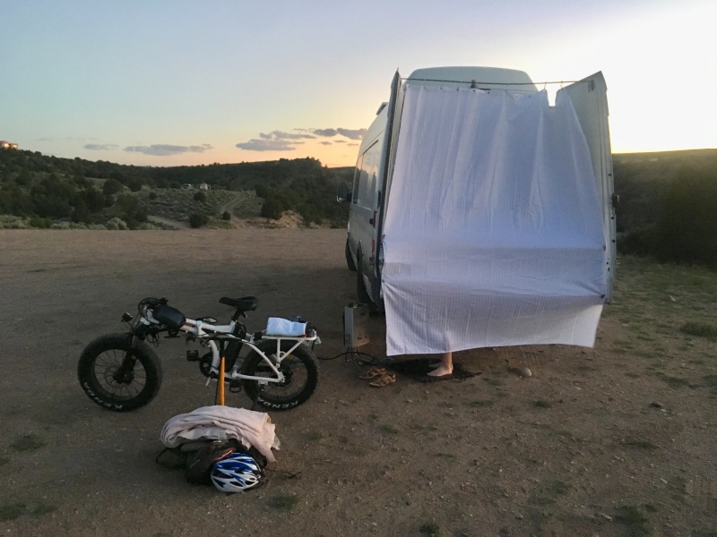 2019-08-15-Taos-NM-Vortex-Music-Festival-Travel-Day-67-Sprinter-Shower.JPG