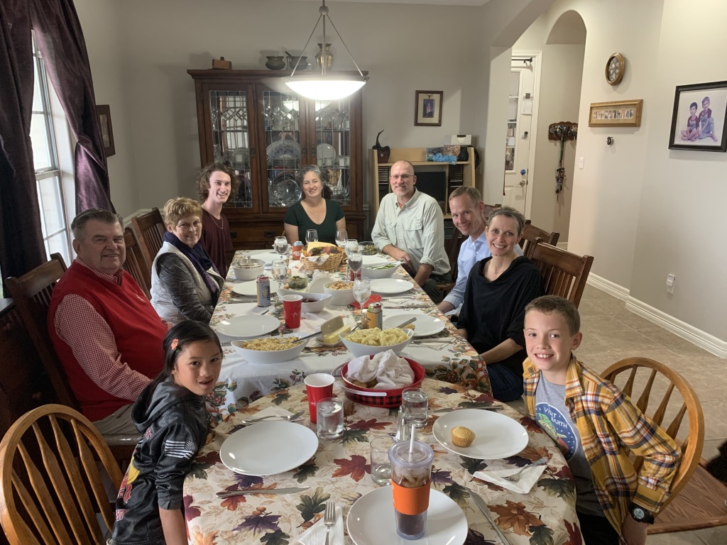 2019/11(November)/Thanksgiving/1024x768_2019-11-28-Thanksgiving-02-Effie-Ron-Marci-Chance-Suzi-Travis-Andy-Kara-Jack.JPG