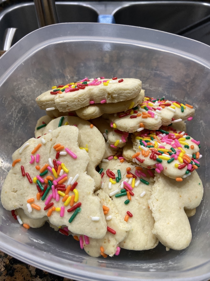 2019-11-26-Thanksgiving-5-Chance-brought-cookies-home.JPG