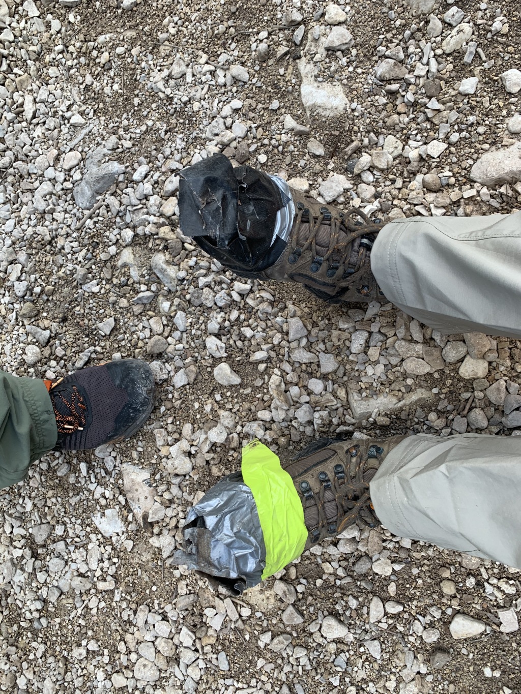 2020/01(January)/Crew-8787-Lost-Maples-Camping/1024x768_2020-01-19-Crew-8787-Lost-Maples-Camping-07-Ellas-taped-hiking-boots.JPG