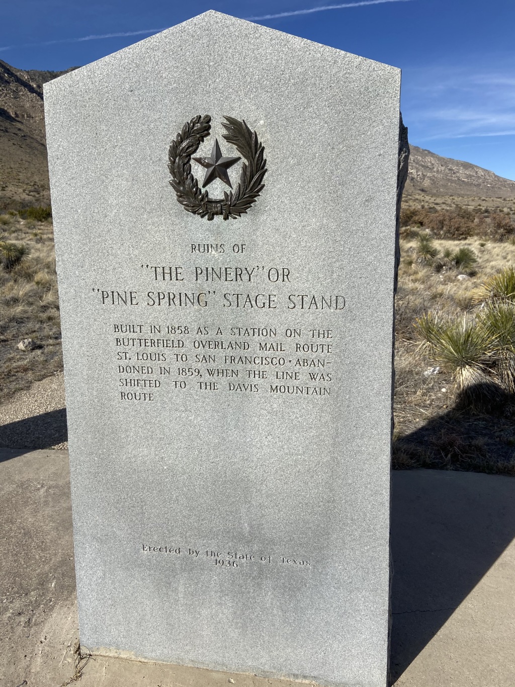 2020/02(February)/Guadalupe-Peak-Texas/1024x768_2020-02-15-Guadalupe-Peak-Texas-09-Pineery-monument.JPG