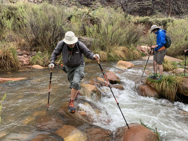 2020-03-19-Grand-Canyon-Crew8787-015-crossing-stream-to-ribbon-falls-Carl-Dax.JPG