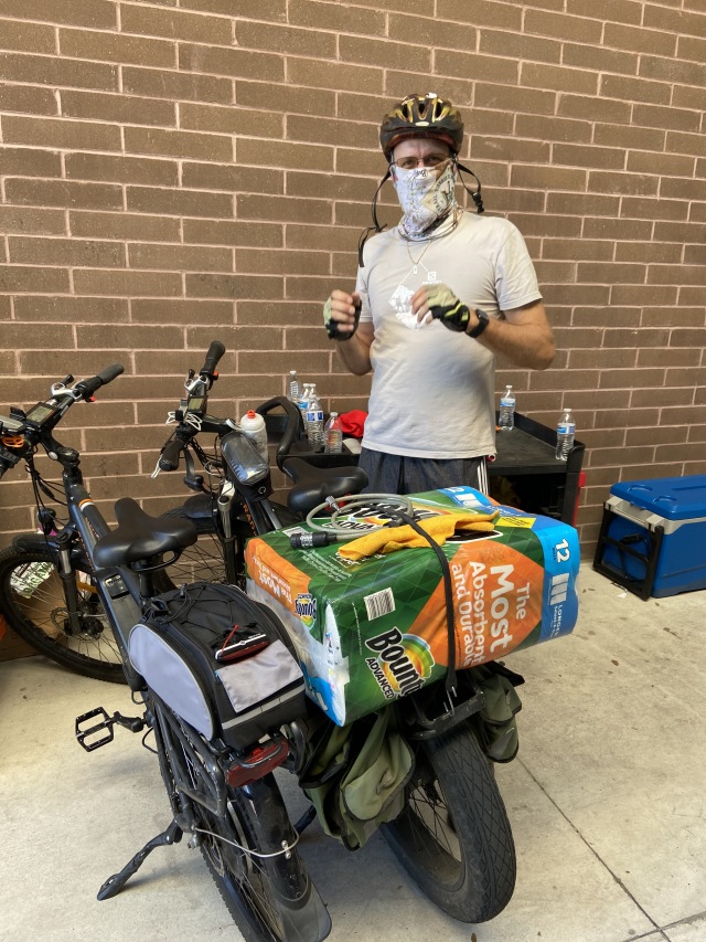 2020/11(November)/Thanksgiving/2020-11-25-Thanksgiving-01-Travis-Costco-paper-towels-RadBikes.JPG