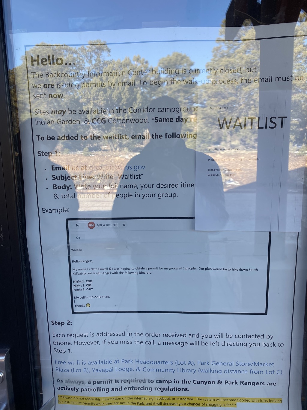 2021-03-14-Grand-Canyon-11-waitlist-email-address.JPG