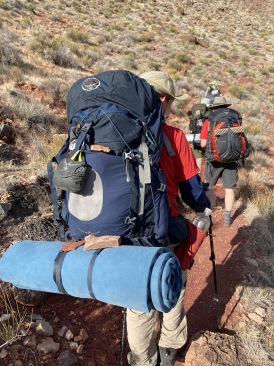 2021-03-18-Grand-Canyon-08-Truman-with-rocks-on-pack.JPG