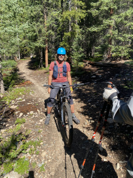 2021-07-22-Colorado-Trail-06-Segment6-Justin-riding-bike-to-Sprinter.jpg