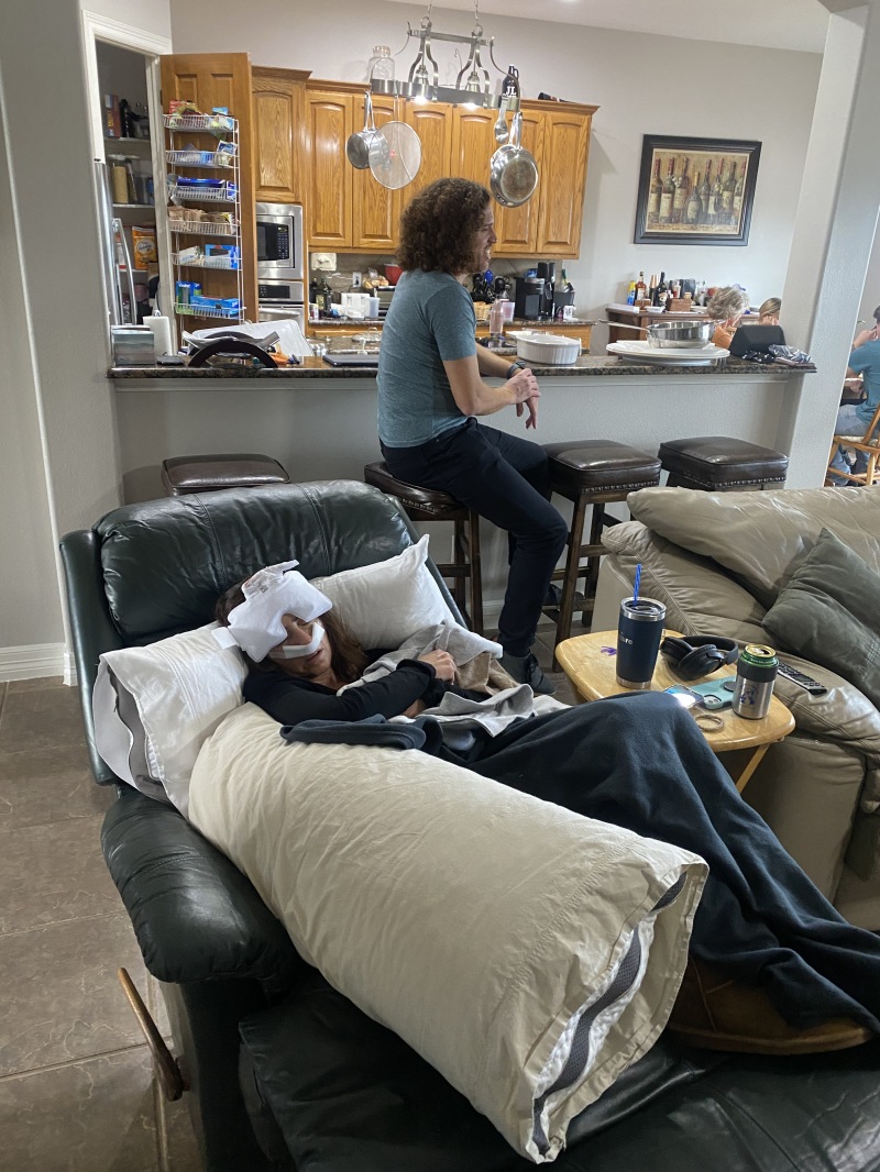 2021/11(November)/Thanksgiving/800x600_2021-11-25-Thanksgiving-3-Heather-resting-from-nose-surgery.JPG