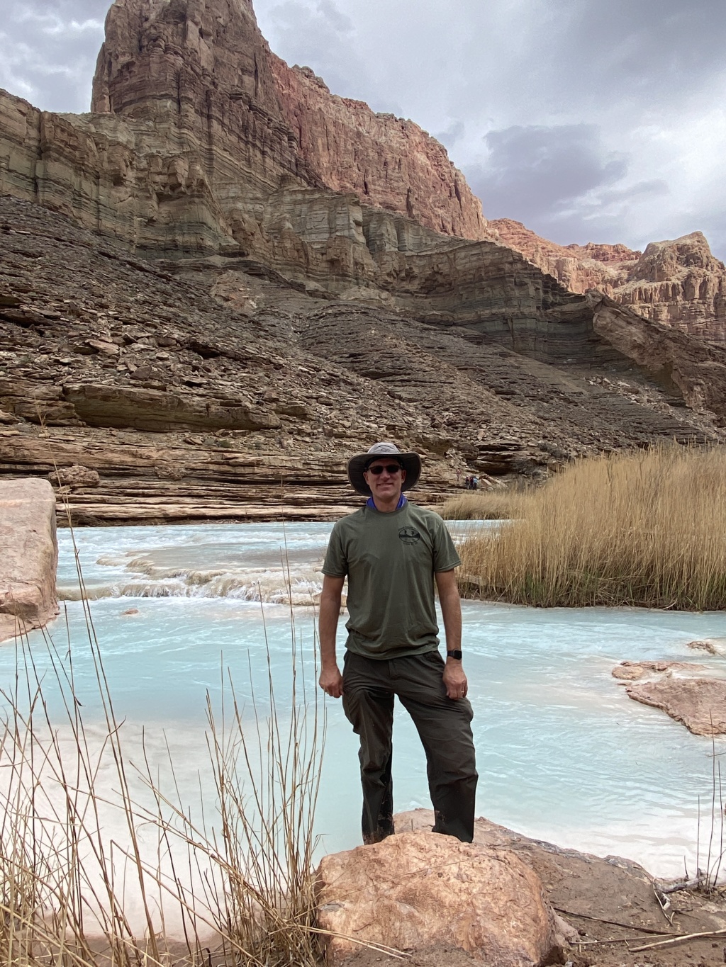 2022-03-16-Grand-Canyon-163-Travis-muddy-shoes.JPG