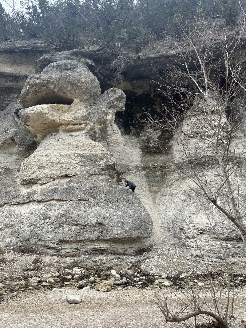 2023-01-15-Crew-8787-Lost-Maples-15-Monkey-Rock.JPG