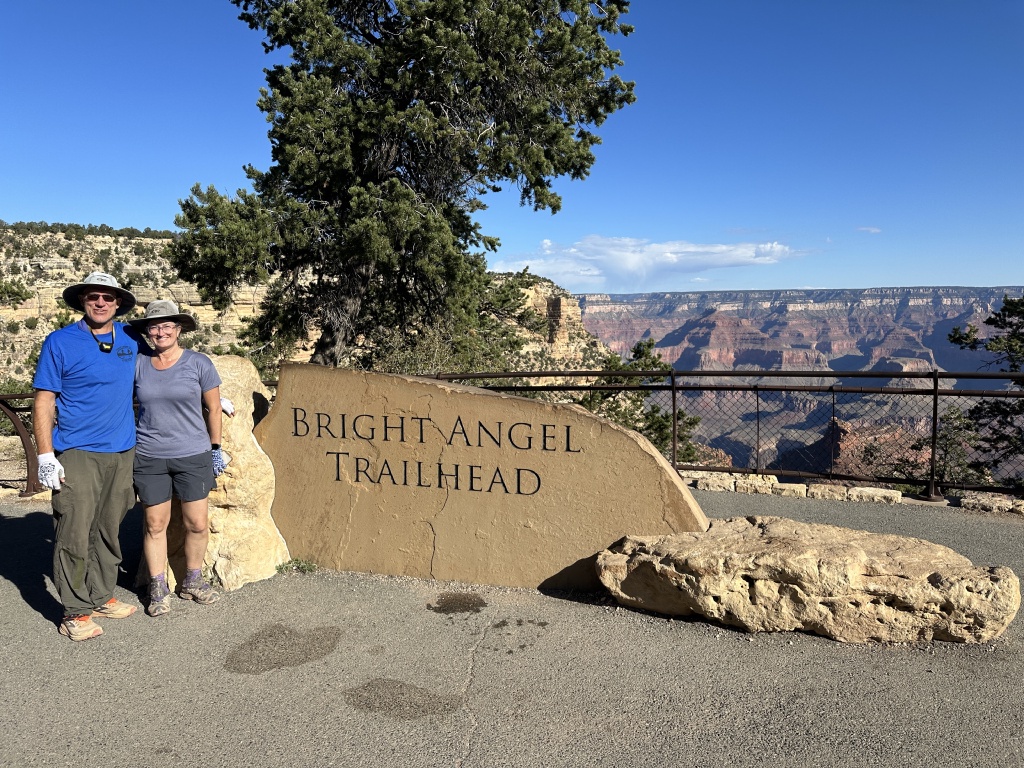 2023/10(October)/Grand-Canyon-Suzi-Carl-Travis/1024x768_2023-10-09-Grand-Canyon-217-Suzi-Bright-Angel-Sign-Travis.JPG