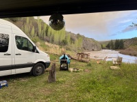 2023-05-27-Colorado-Bert-Bday-Camping-15-Beast-Grill-disco-ball-GOOD.JPG