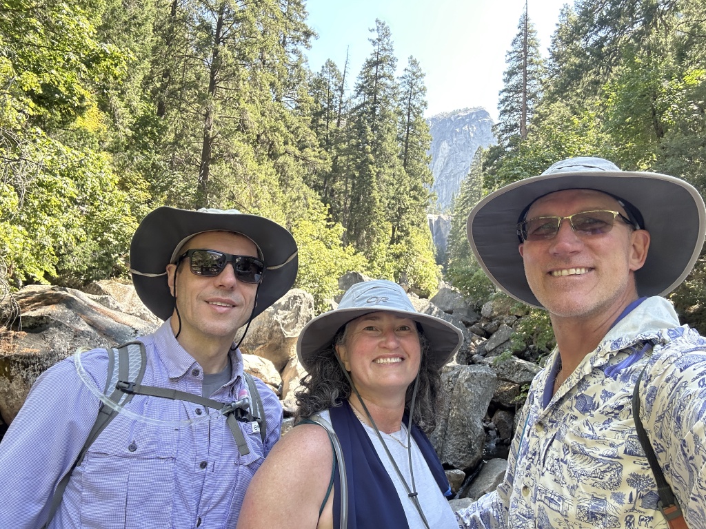 2024/08(August)/Yosemite-High-Sierra-Camp-Loop/1024x768_2024-08-25-Yosemite-113-HappyIsle-Mist-Trail-Nevada-Falls-BenAllums-Suzi-Travis.JPG