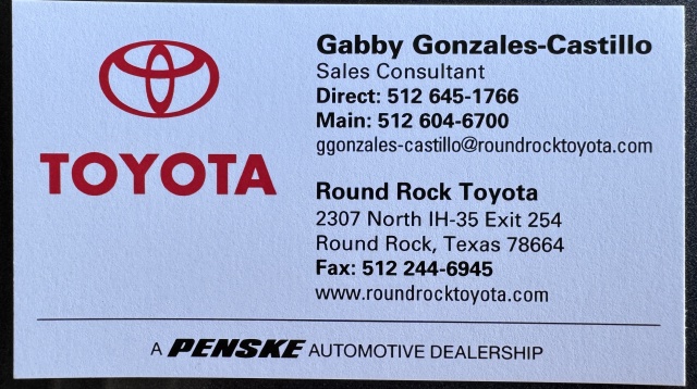 2024-10-10-Toyota-Highlander-new-19-Gabby-business-card.JPG