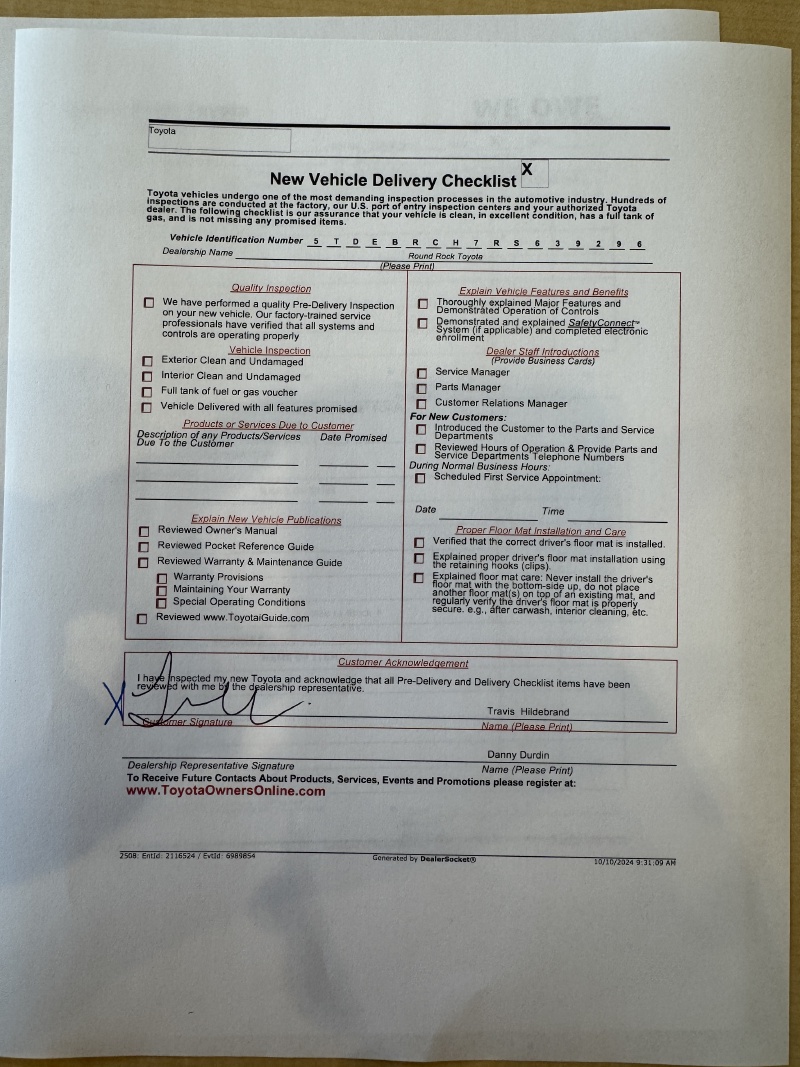 2024-10-10-Toyota-Highlander-new-08-delivery-checklist.JPG